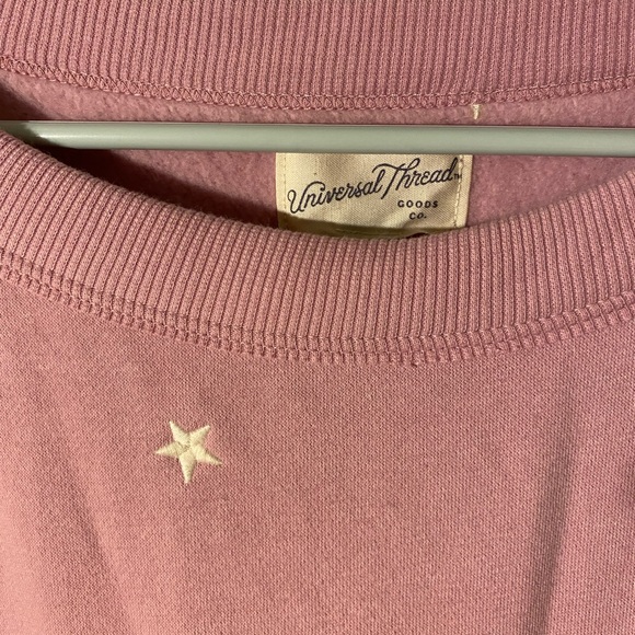 Universal Thread Mauve Sweatshirt with Star Detail SZ XL - Picture 3 of 4